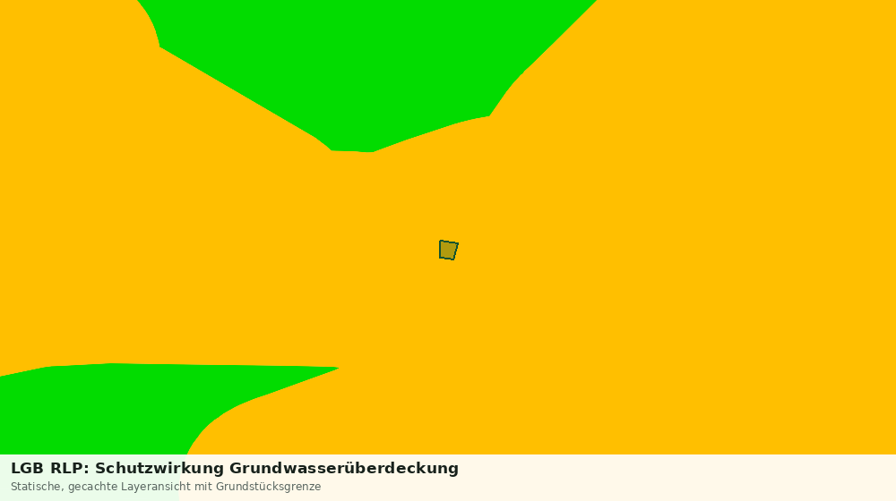 Statische Kartenansicht: LGB RLP: Schutzwirkung Grundwasserüberdeckung
