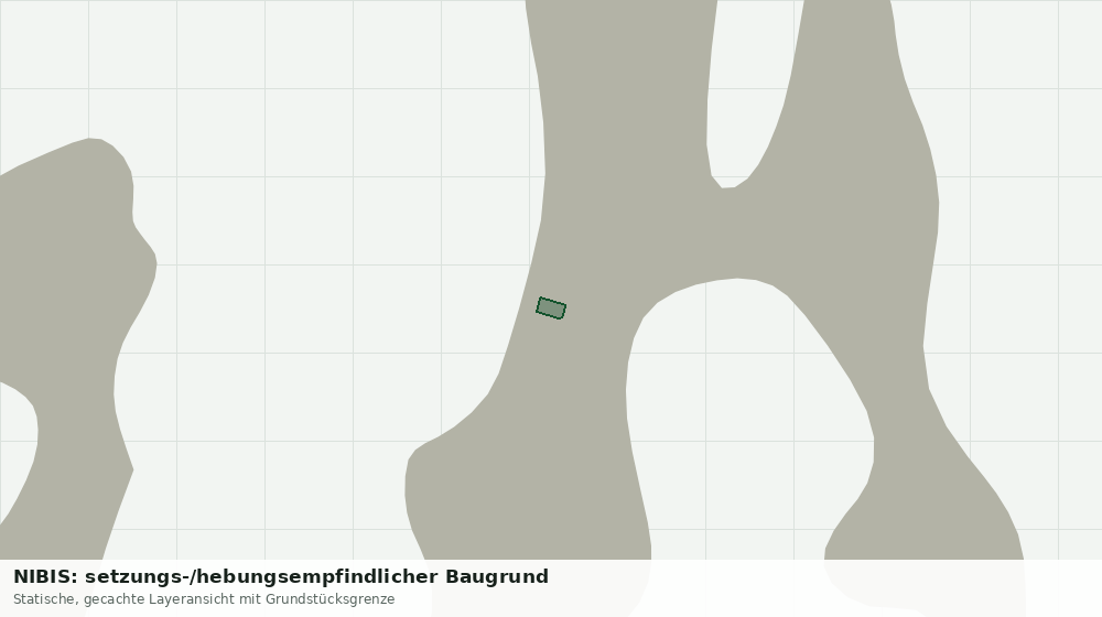 Statische Kartenansicht: NIBIS: setzungs-/hebungsempfindlicher Baugrund