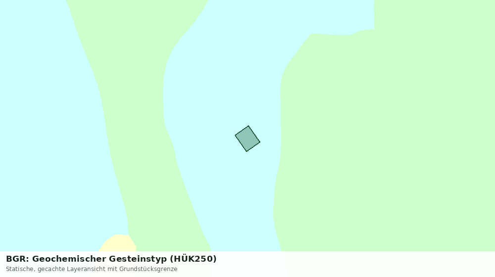 Statische Kartenansicht: BGR: Geochemischer Gesteinstyp (HÜK250)