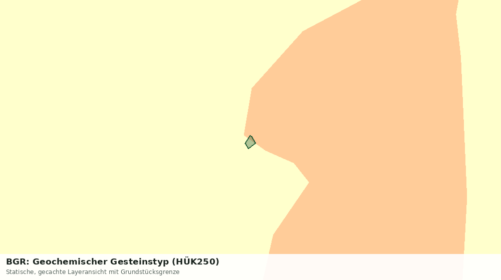 Statische Kartenansicht: BGR: Geochemischer Gesteinstyp (HÜK250)