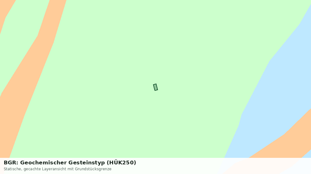 Statische Kartenansicht: BGR: Geochemischer Gesteinstyp (HÜK250)