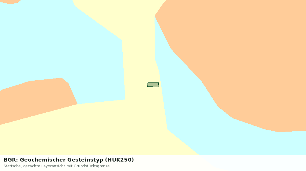 Statische Kartenansicht: BGR: Geochemischer Gesteinstyp (HÜK250)