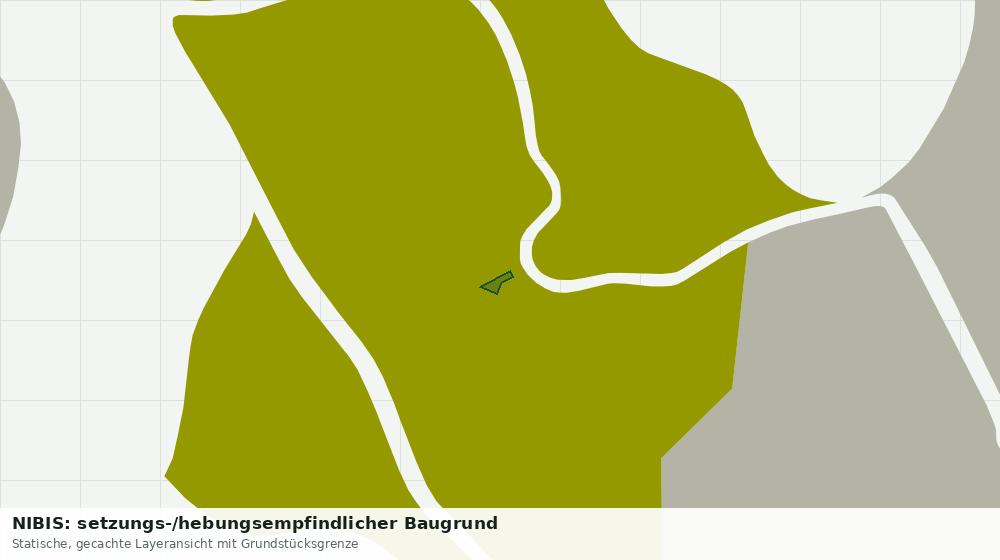 Statische Kartenansicht: NIBIS: setzungs-/hebungsempfindlicher Baugrund