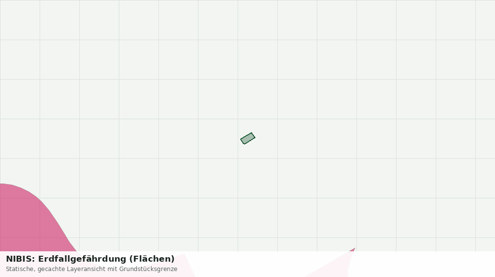Statische Kartenansicht: NIBIS: Erdfallgefährdung (Flächen)