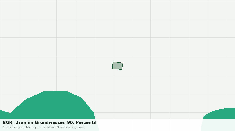 Statische Kartenansicht: BGR: Uran im Grundwasser, 90. Perzentil