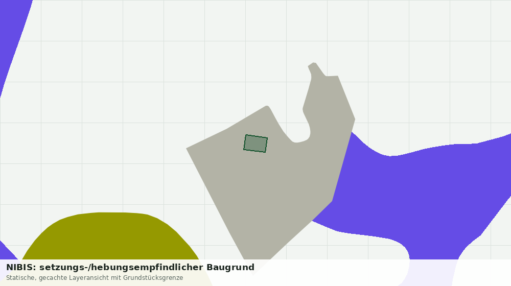 Statische Kartenansicht: NIBIS: setzungs-/hebungsempfindlicher Baugrund