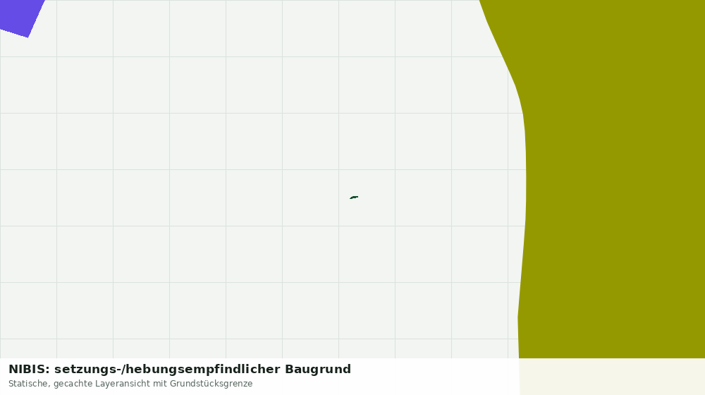 Statische Kartenansicht: NIBIS: setzungs-/hebungsempfindlicher Baugrund