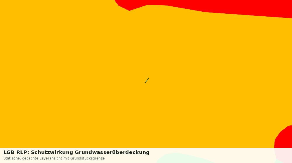 Statische Kartenansicht: LGB RLP: Schutzwirkung Grundwasserüberdeckung