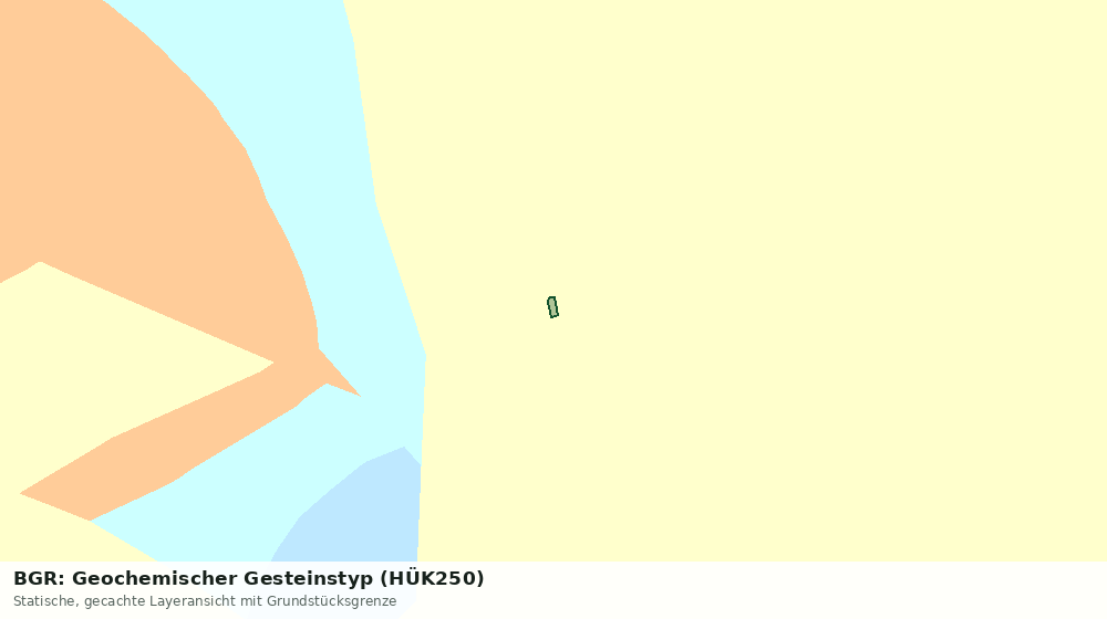 Statische Kartenansicht: BGR: Geochemischer Gesteinstyp (HÜK250)