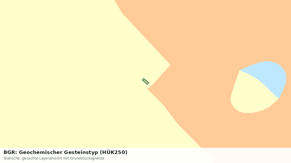 Statische Kartenansicht: BGR: Geochemischer Gesteinstyp (HÜK250)