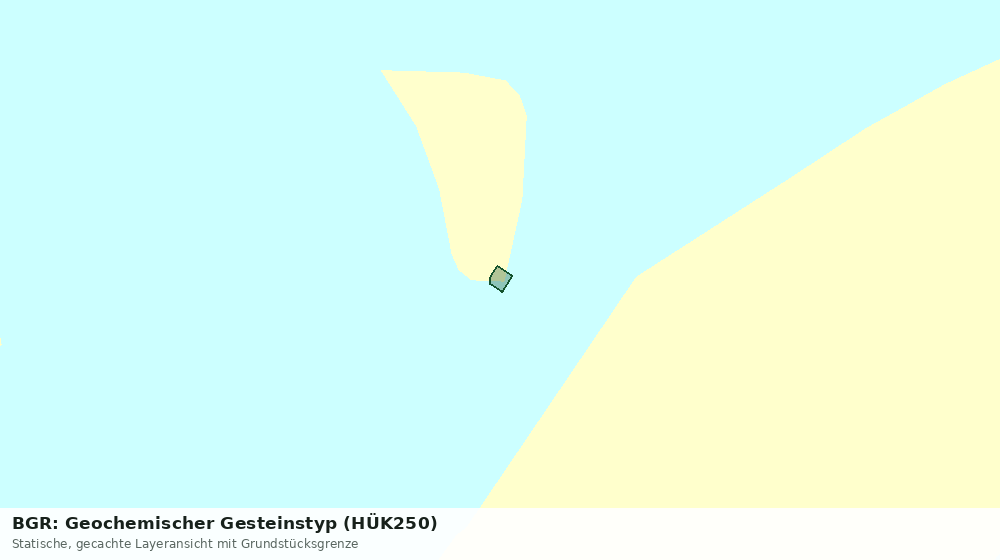 Statische Kartenansicht: BGR: Geochemischer Gesteinstyp (HÜK250)