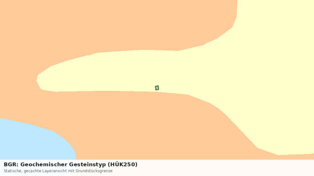Statische Kartenansicht: BGR: Geochemischer Gesteinstyp (HÜK250)