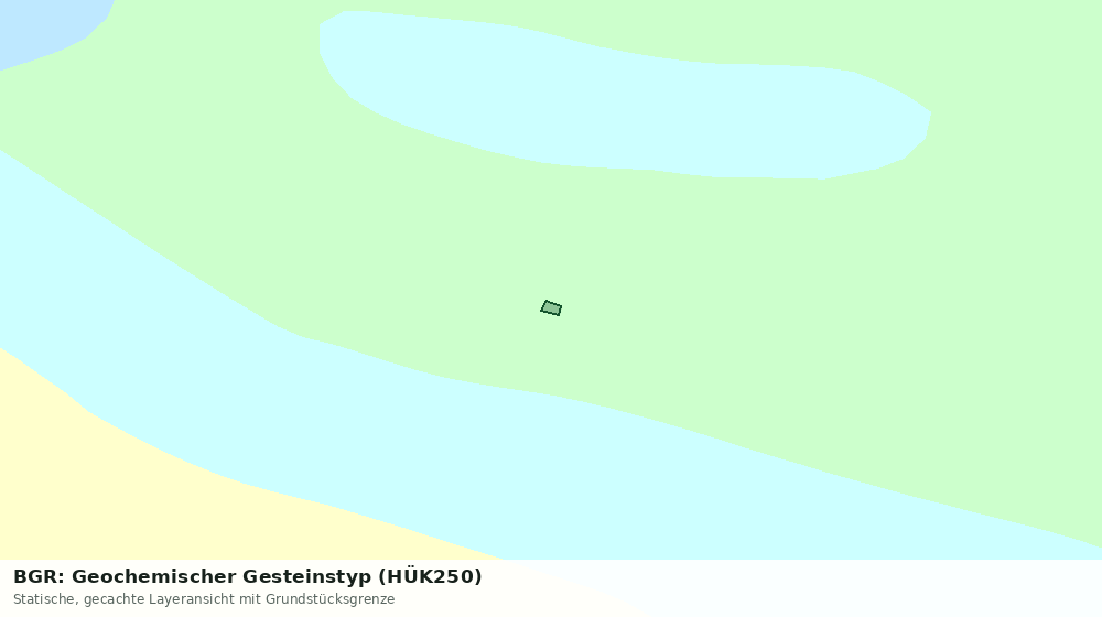 Statische Kartenansicht: BGR: Geochemischer Gesteinstyp (HÜK250)