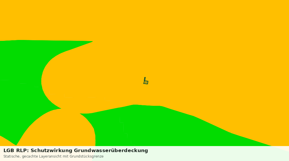 Statische Kartenansicht: LGB RLP: Schutzwirkung Grundwasserüberdeckung