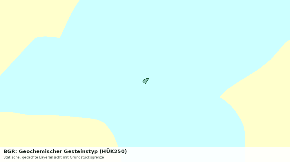 Statische Kartenansicht: BGR: Geochemischer Gesteinstyp (HÜK250)