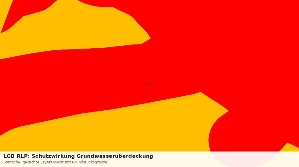 Statische Kartenansicht: LGB RLP: Schutzwirkung Grundwasserüberdeckung