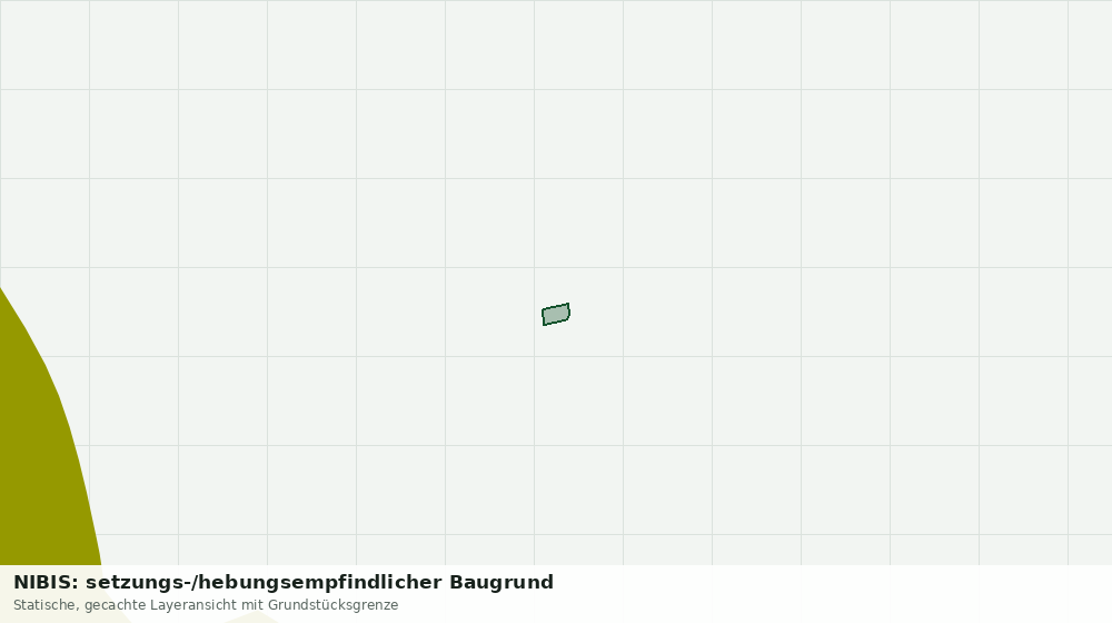 Statische Kartenansicht: NIBIS: setzungs-/hebungsempfindlicher Baugrund