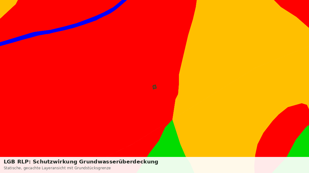 Statische Kartenansicht: LGB RLP: Schutzwirkung Grundwasserüberdeckung