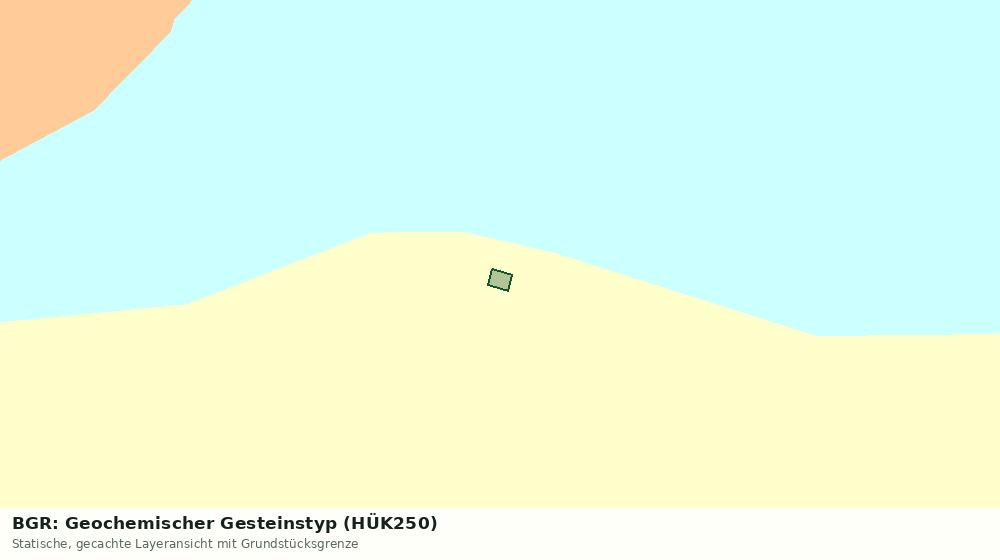 Statische Kartenansicht: BGR: Geochemischer Gesteinstyp (HÜK250)