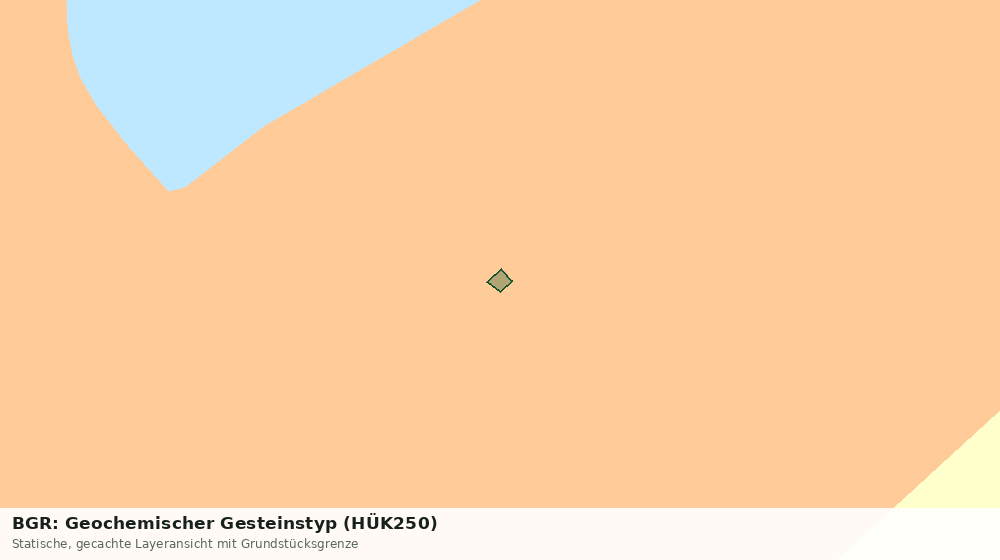 Statische Kartenansicht: BGR: Geochemischer Gesteinstyp (HÜK250)