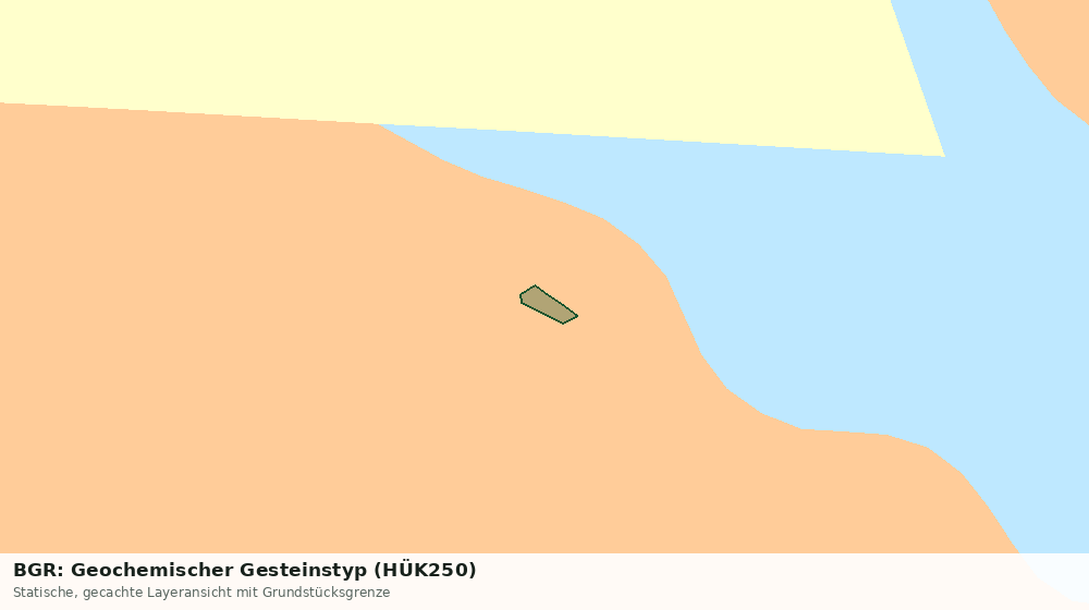 Statische Kartenansicht: BGR: Geochemischer Gesteinstyp (HÜK250)