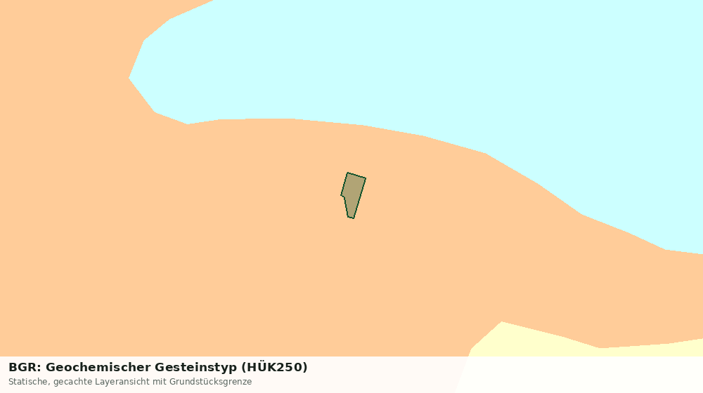 Statische Kartenansicht: BGR: Geochemischer Gesteinstyp (HÜK250)