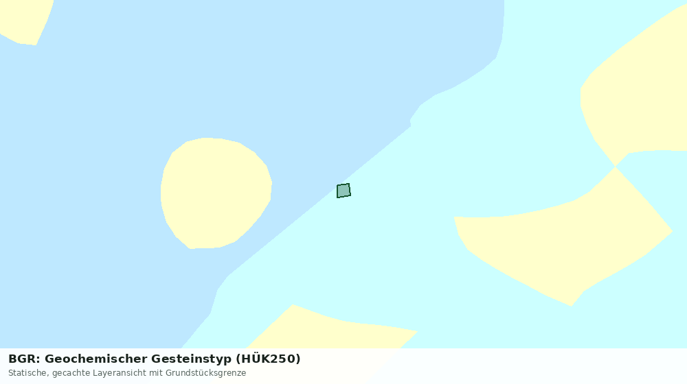 Statische Kartenansicht: BGR: Geochemischer Gesteinstyp (HÜK250)