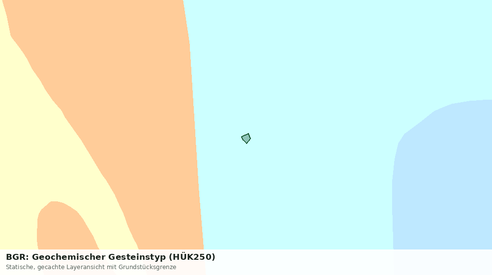 Statische Kartenansicht: BGR: Geochemischer Gesteinstyp (HÜK250)