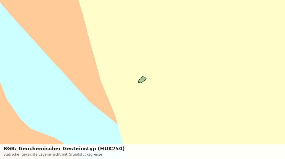 Statische Kartenansicht: BGR: Geochemischer Gesteinstyp (HÜK250)