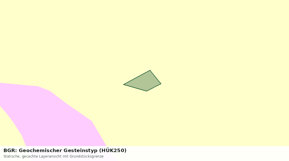 Statische Kartenansicht: BGR: Geochemischer Gesteinstyp (HÜK250)