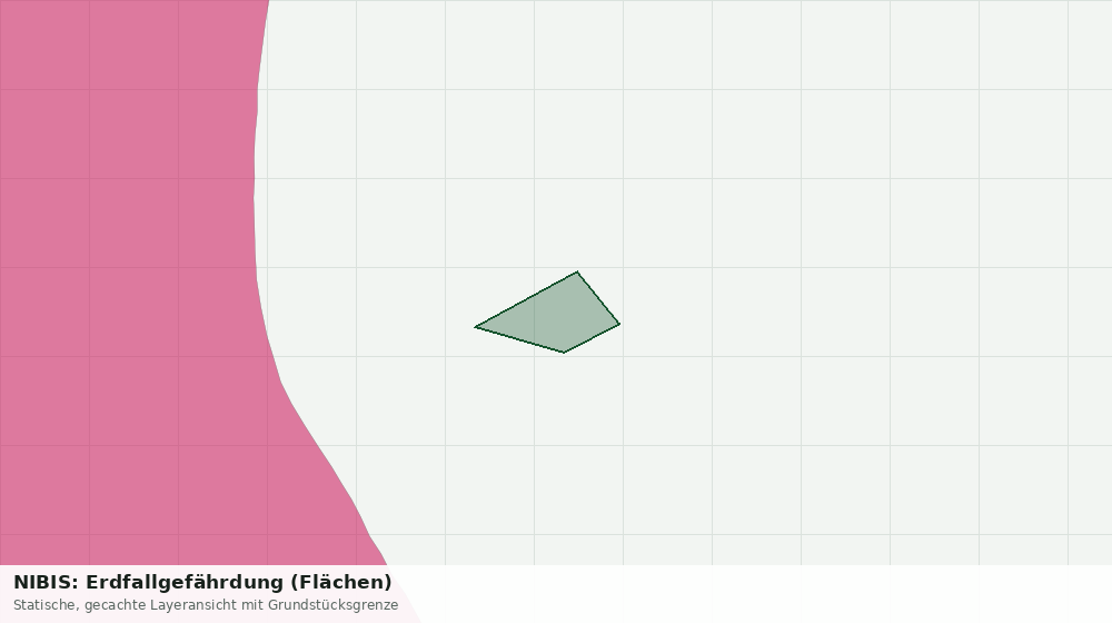 Statische Kartenansicht: NIBIS: Erdfallgefährdung (Flächen)
