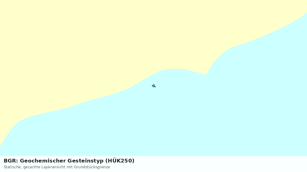 Statische Kartenansicht: BGR: Geochemischer Gesteinstyp (HÜK250)