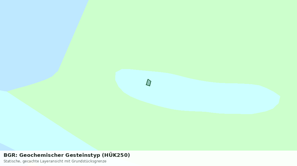 Statische Kartenansicht: BGR: Geochemischer Gesteinstyp (HÜK250)