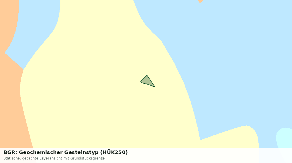 Statische Kartenansicht: BGR: Geochemischer Gesteinstyp (HÜK250)