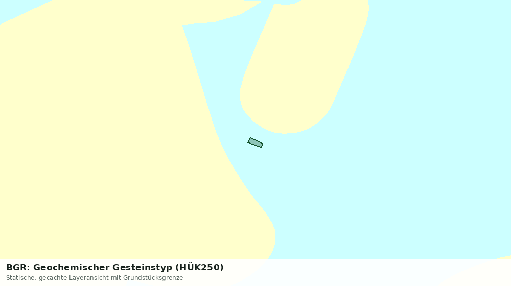 Statische Kartenansicht: BGR: Geochemischer Gesteinstyp (HÜK250)