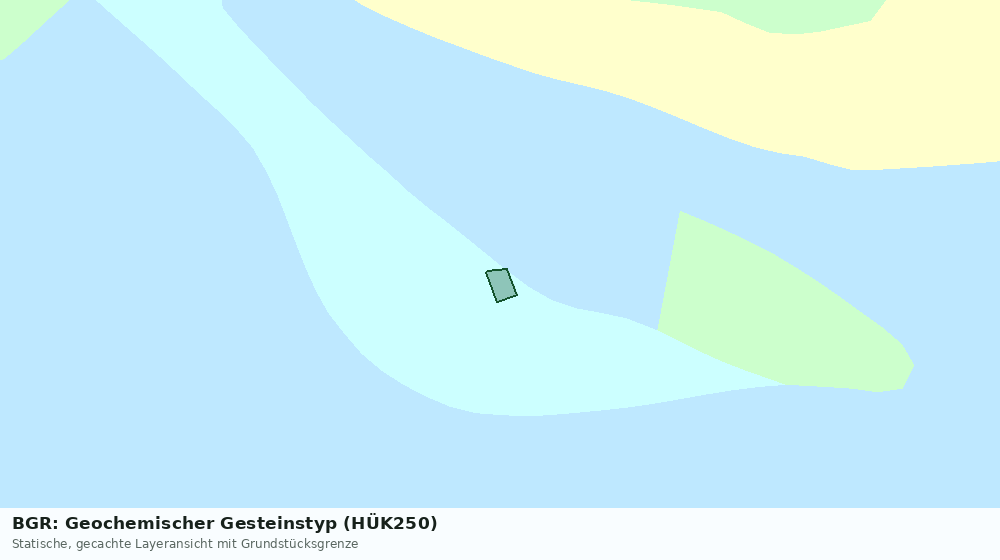 Statische Kartenansicht: BGR: Geochemischer Gesteinstyp (HÜK250)