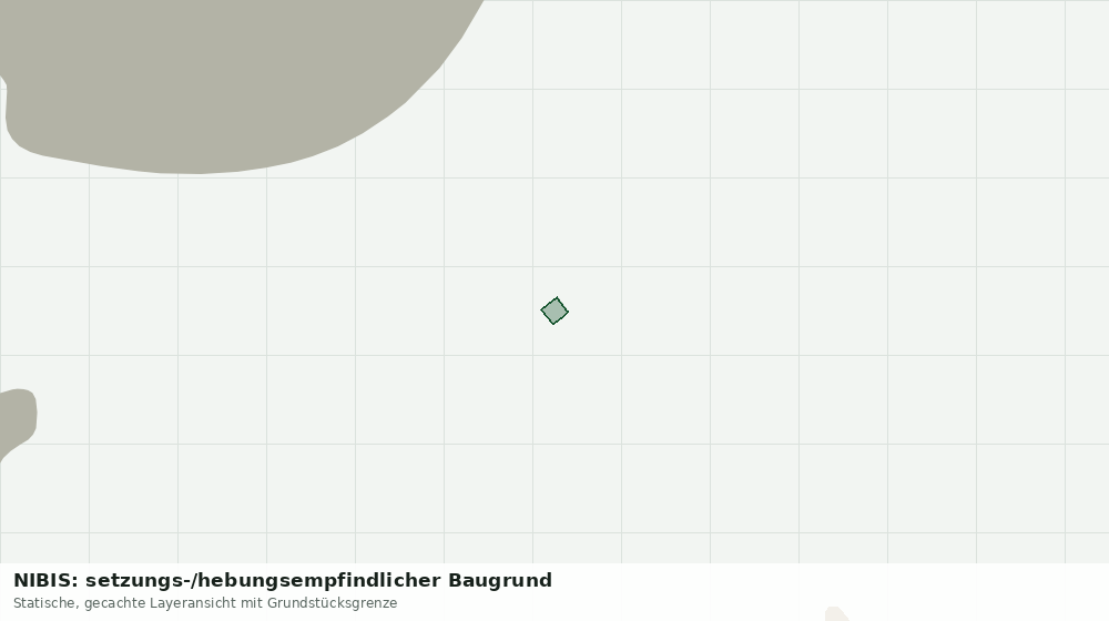 Statische Kartenansicht: NIBIS: setzungs-/hebungsempfindlicher Baugrund