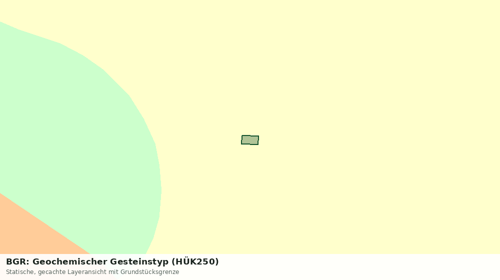 Statische Kartenansicht: BGR: Geochemischer Gesteinstyp (HÜK250)
