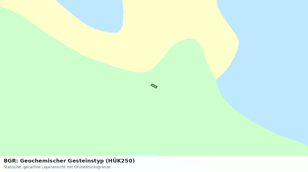 Statische Kartenansicht: BGR: Geochemischer Gesteinstyp (HÜK250)
