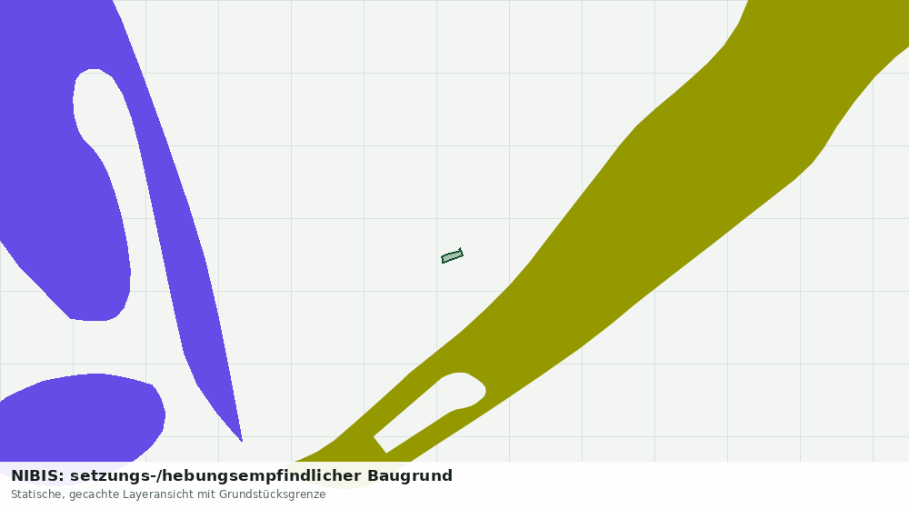 Statische Kartenansicht: NIBIS: setzungs-/hebungsempfindlicher Baugrund