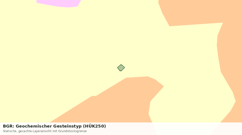 Statische Kartenansicht: BGR: Geochemischer Gesteinstyp (HÜK250)