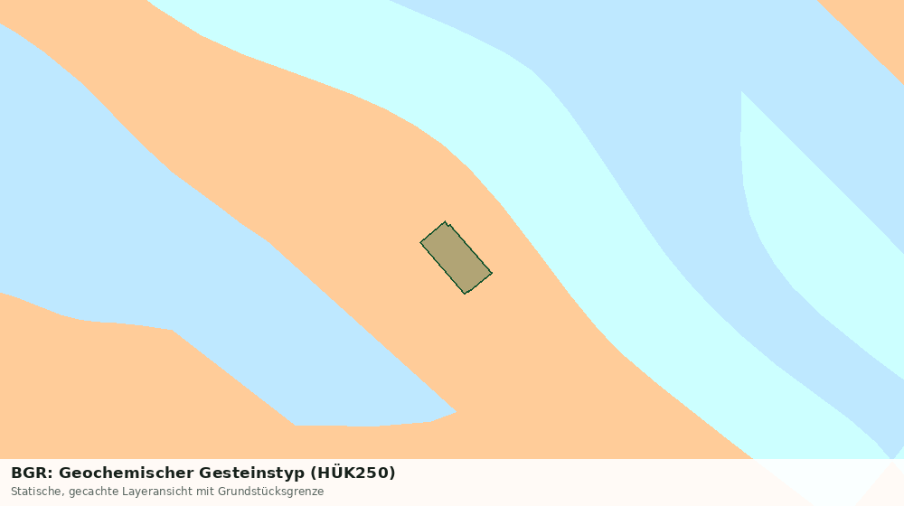 Statische Kartenansicht: BGR: Geochemischer Gesteinstyp (HÜK250)