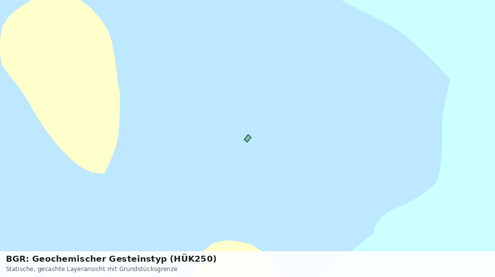 Statische Kartenansicht: BGR: Geochemischer Gesteinstyp (HÜK250)