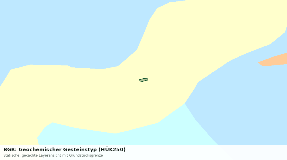 Statische Kartenansicht: BGR: Geochemischer Gesteinstyp (HÜK250)