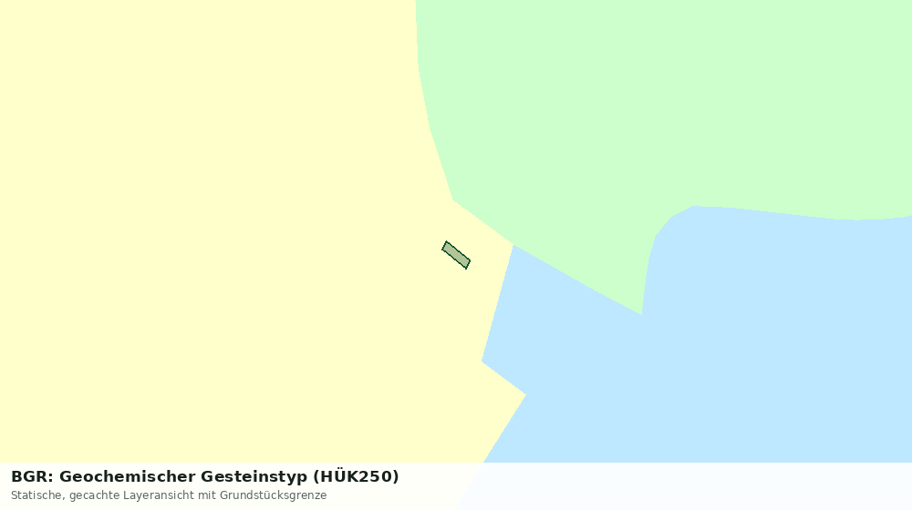 Statische Kartenansicht: BGR: Geochemischer Gesteinstyp (HÜK250)