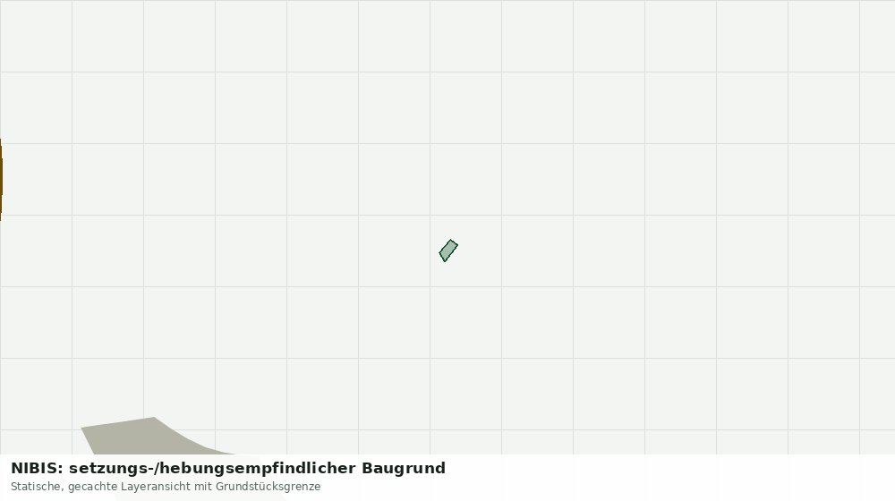 Statische Kartenansicht: NIBIS: setzungs-/hebungsempfindlicher Baugrund