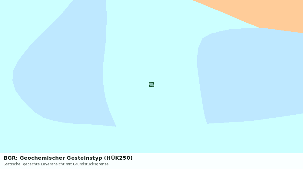 Statische Kartenansicht: BGR: Geochemischer Gesteinstyp (HÜK250)