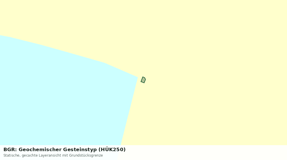 Statische Kartenansicht: BGR: Geochemischer Gesteinstyp (HÜK250)