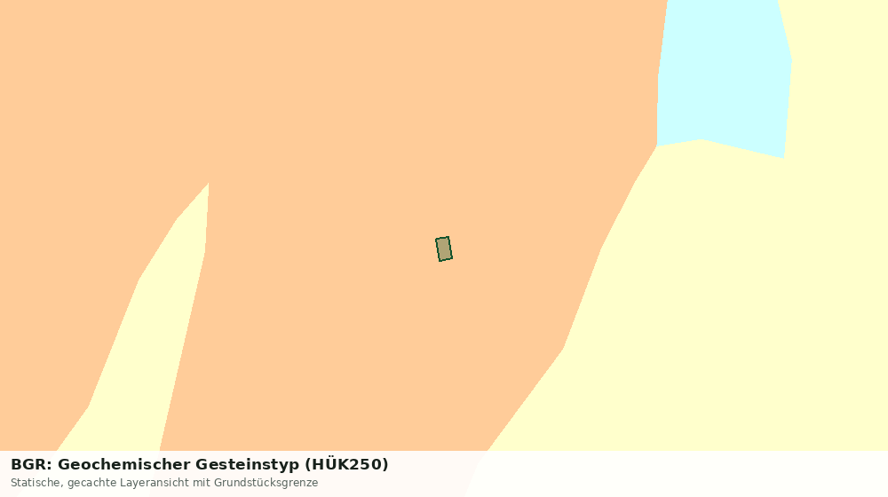 Statische Kartenansicht: BGR: Geochemischer Gesteinstyp (HÜK250)