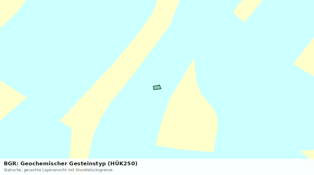 Statische Kartenansicht: BGR: Geochemischer Gesteinstyp (HÜK250)